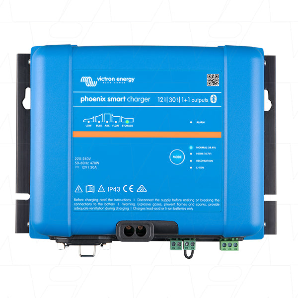 VECIP43-12/30-1+1 - Phoenix Smart IP43 SLA/LiFePO4 Charger 12V 30A (1+1) 230V PSC123051085 Product Image