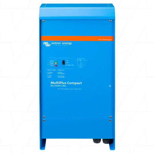 VEICMPC-24/2000/50-30 - MultiPlus Compact Inverter & SLA/LiFePO4 Charger 24V 2000VA 50A - 30A CMP242200000 Product Image