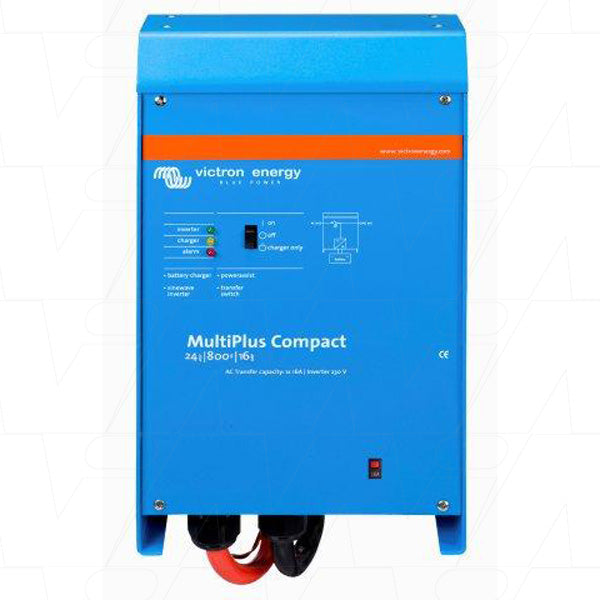 VEICMPC-24/800/16 - MultiPlus Compact Inverter & SLA/LiFePO4 Charger 24V 800VA 16A CMP248010000 Product Image