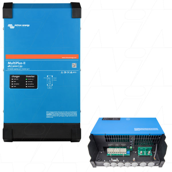 VEICMPII-48/3000/35-32 - MultiPlus-II Inverter & SLA/LiFePO4 Charger 48V 3000VA 35A - 32A Transfer Switch PMP482305010 Product Image