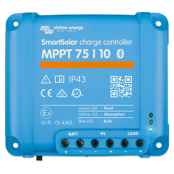 Victron SmartSolar MPPT 75/10 - 12/24V Charge Controller SCC075010060R