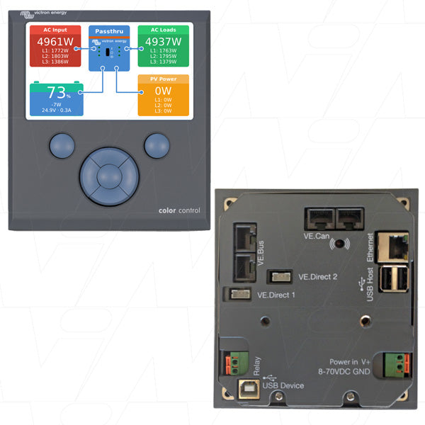 Victron Energy - Color Control GX İletişim ve Kontrol Görüntülü Cihazı Victron Energy - Color Control GX İletişim ve Kontrol Görüntülü Cihazı