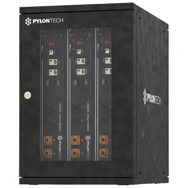 Pylontech Indoor IP20 Wall Mount Cabinet Rack for up to 3 x US2000 or