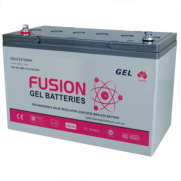 Fusion 12V 96Ah Deep Cycle Gel Battery - Battery Specialists