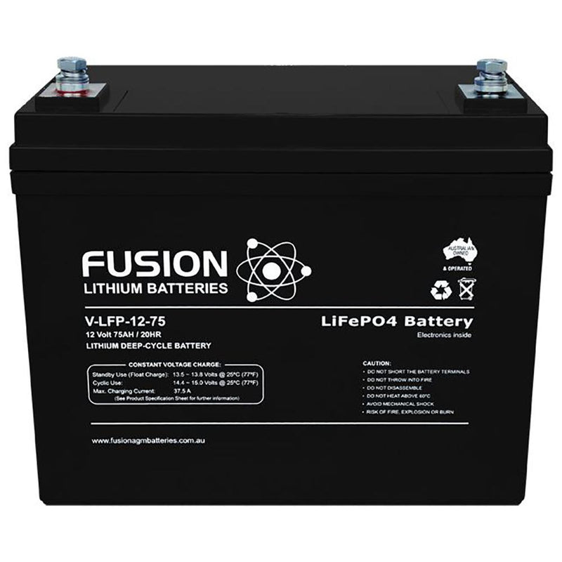 Fusion Lithium 12V Deep Cycle Battery V-LFP-12-80