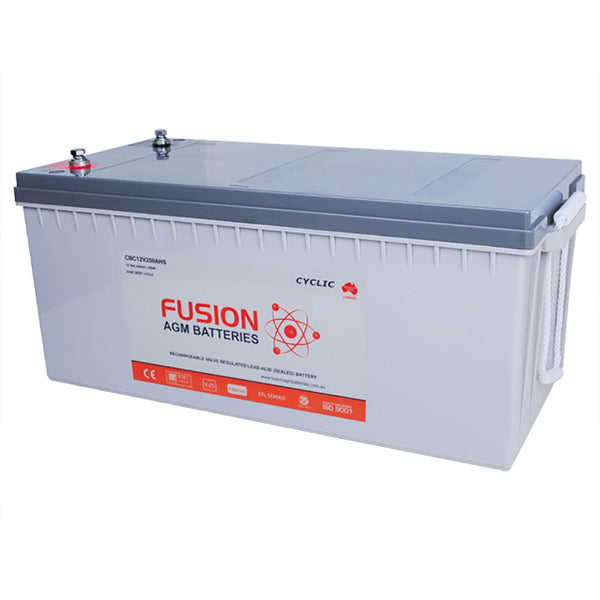 Fusion 12V 208Ah Deep Cycle AGM Battery