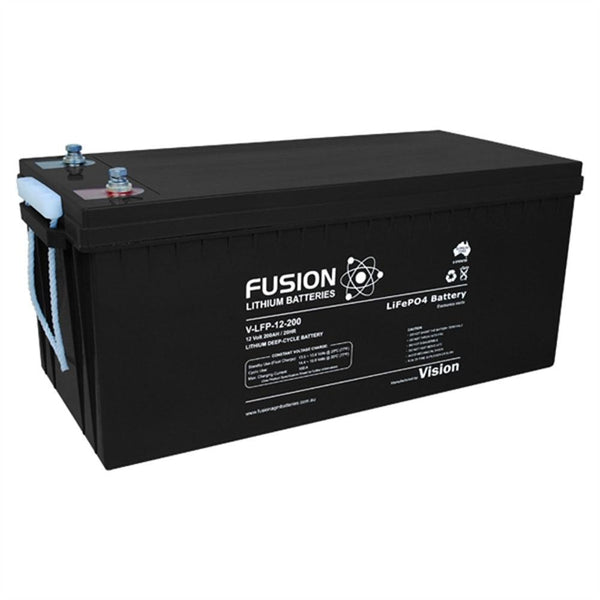 Fusion Lithium 12V Deep Cycle Battery V-LFP-12-200
