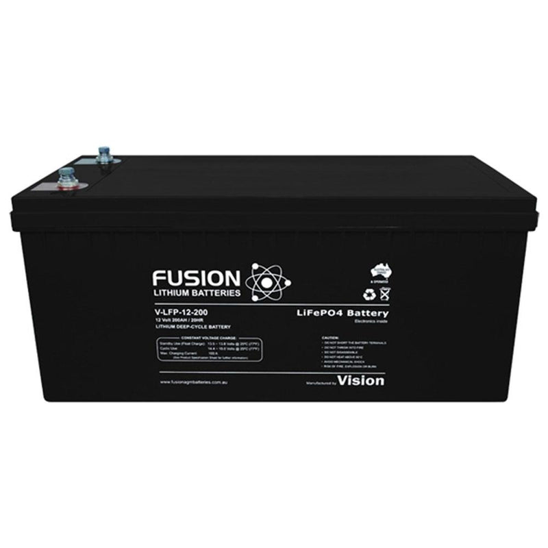 Fusion Lithium 12V Deep Cycle Battery V-LFP-12-200