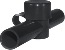 Cable Cap Dual Entry Black BS-4002B