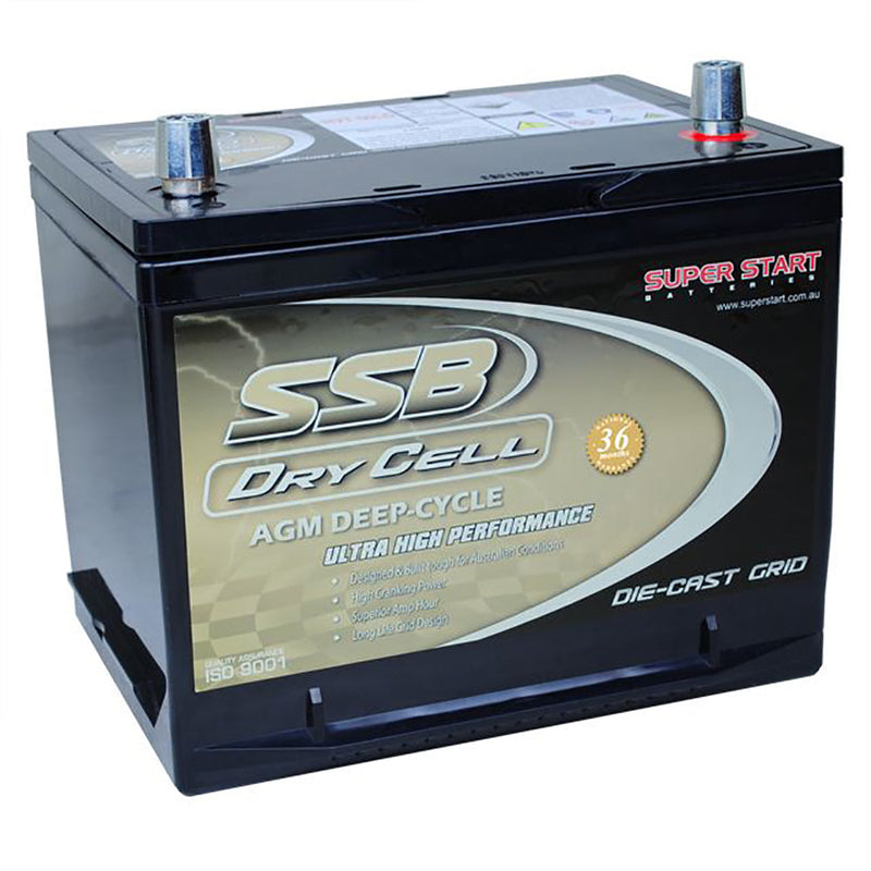 SSB 12V 60Ah Dry Cell Deep Cycle Battery - Battery Specialists