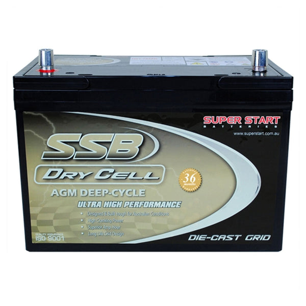 SSB HVT-70ZZD Ultra-High-Performance Dual Purpose AGM Battery - Battery Specialists